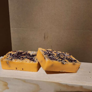 Orange/Hibiscus Goats milk Soap